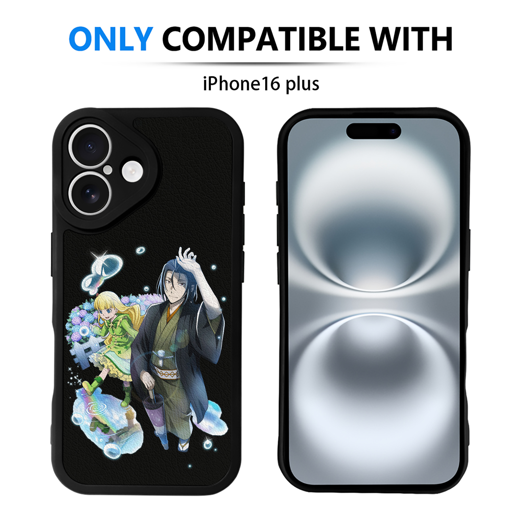 （画像用） 文豪ストレイドッグス Bungo Stray Dogs 【iPhone 16シリーズ対応】シリコンスマホケース（レザー調） 材質：シリコン